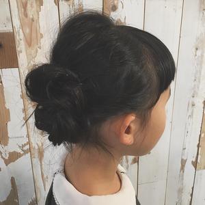 キッズ ヘアセット