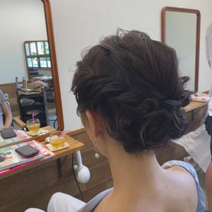 パーティ前に中目黒でヘアセット！