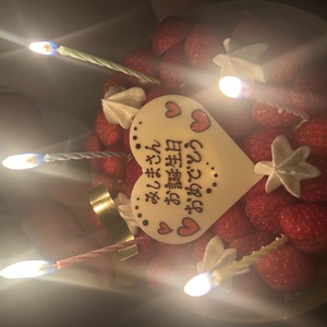 お誕生日をお祝いして頂きました♪