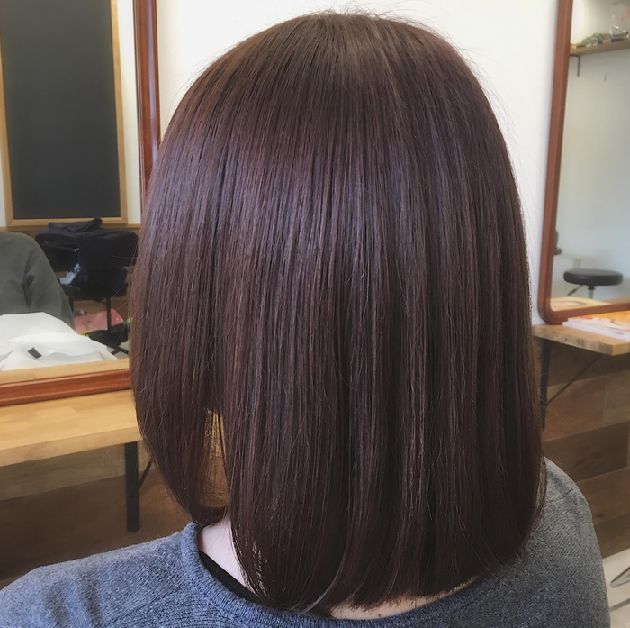 ピンク アッシュ 可愛い クール カラー ヘアサロン 美容室